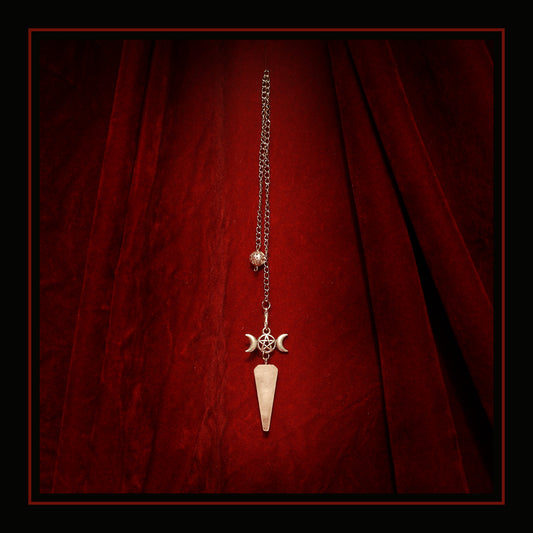 ✨ Discover Answers with Our White Oracle Gem Pendulum! 🔮⚪✨