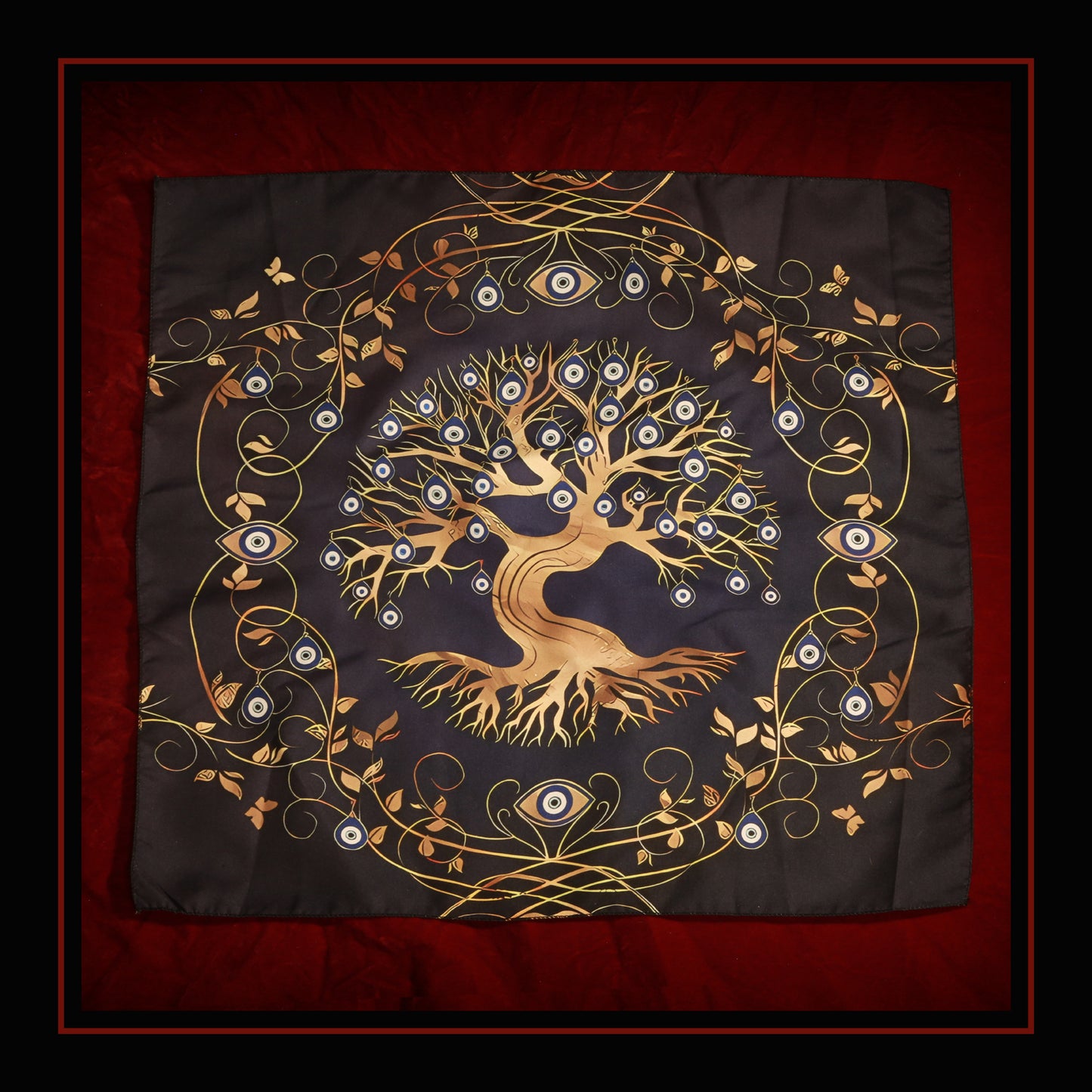 ✨ Elevate Your Altar with the Enchanted Tree of Life Altar Cloth! 🌳🌟 Featured on 'Salem to Scotland - From Magic to Murder' Podcast! 🎙️🔮✨